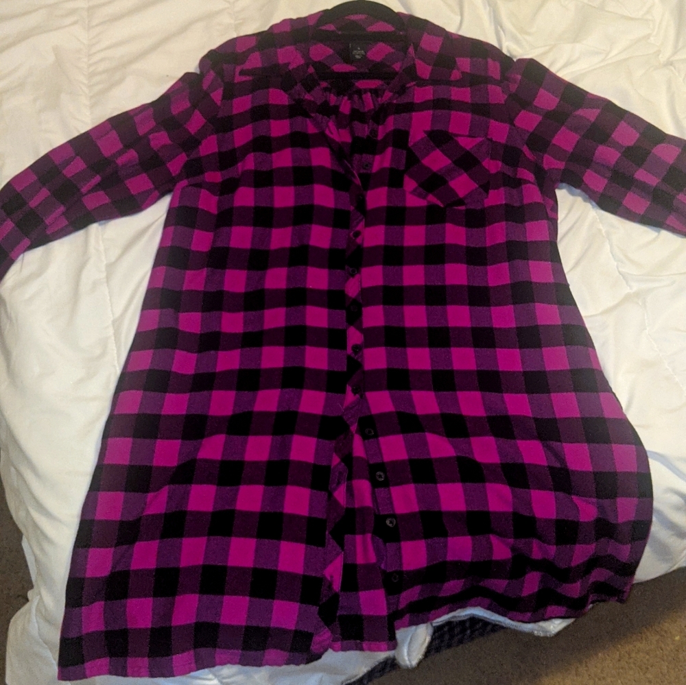 Button down dress with pockets